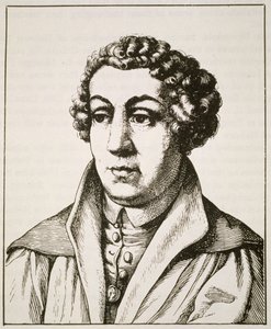 Portrét Johanna Reuchlina (1455-1522) kopie německé rytiny z 19. od German School
