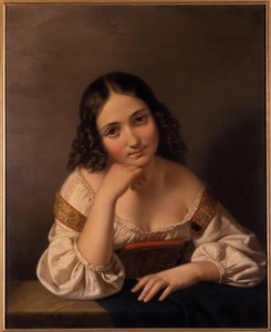 Portrét mladé ženy, 1801-1900 od German School