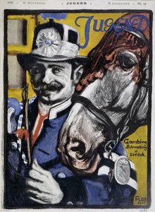 Postillon: kočí a jeho kůň - v "" Jugend"" od German School