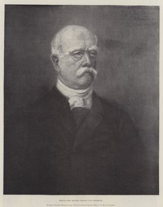 Princ Otto Eduard Leopold von Bismarck (rytina) od German School