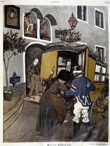 Veřejná doprava: osoba v omnibusu - v „“ Jugend““ od German School