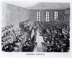 Quaker Meeting, Philadelphia, z 