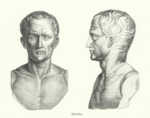 Quintus Hortensius , římský politik a řečník (rytina) od German School