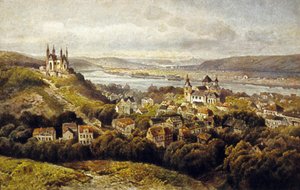 Remagen, Německo (barevné lito) od German School