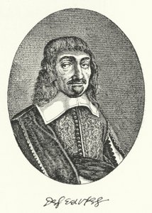 René Descartes, francouzský filozof (rytina) od German School