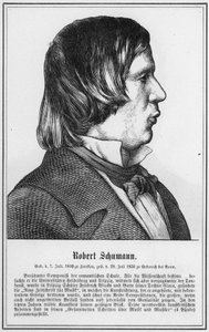 Robert Schumann (rytina) od German School