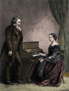 Robert a Clara Schumannovi, němečtí hudebníci od German School