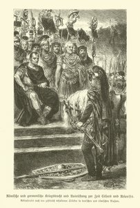 Římské a germánské zbraně a vojenský kostým z doby Julia Caesara a Ariovista od German School