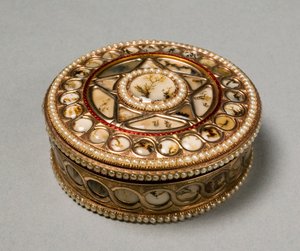 Kulatá tabatěrka, cca 1800-30 od German School