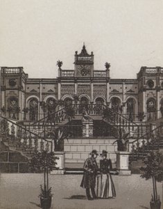 Sans Souci (litho) od German School
