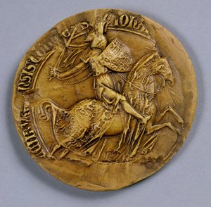 Pečeť Jana I. (1296-1346) Lucemburského, krále českého od German School