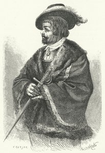 Sir Thomas, Lord Fairfax, vrchní velitel parlamentní armády v anglické občanské válce (rytina) od German School
