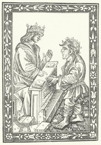Solomon a Marcolf (rytina) od German School