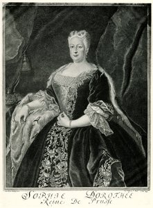 Sophie Dorothea, královna Pruska (1687-1757) (fototyp) od German School