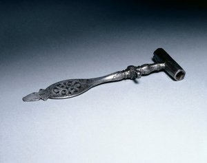 Klíč na pistoli s uzamykatelným kolečkem, cca 1600-50 od German School
