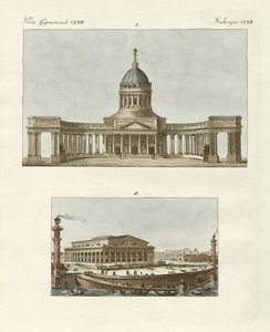 Seltsame Gebäude in Petersburg