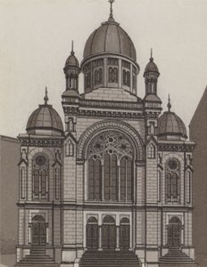 Synagoga (kamenná) od German School