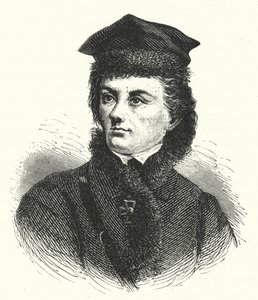 Tadeusz Kosciuszko, polsko-litevský generál, který vedl povstání proti ruské a pruské nadvládě (rytina) od German School
