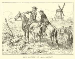 Bitva o Malplaquet od German School