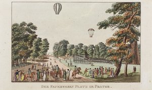 The Fireworks Place, Prater, c.1802 od German School