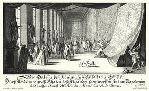 Galerie des Gobelins, Paříž (rytina) od German School