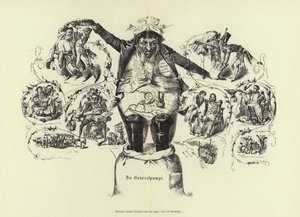 Obecné čerpadlo (litografie) od German School