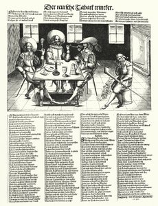 The German Tobacco Drinkers (rytina) od German School