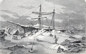 Hanza v nouzi, hospoda. Londýn 1874 od German School