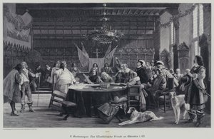 Vestfálský mír ukončení třicetileté války, Munster, Německo od German School