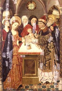 Prezentace v chrámu, c.1480 od German School