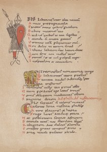 Horácova poezie ve francouzském rukopisu z 12. století od German School