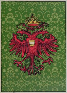 Dvouhlavý orel Maxmiliána I. (1459-1519) od German School