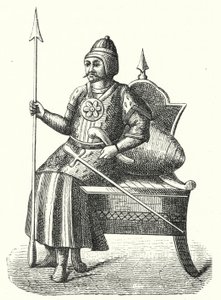 Timur, mongolský vojevůdce (rytina) od German School