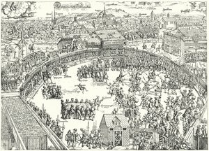 Turnaj ve Zwickau, srpen 1573 od German School