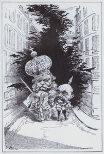 Triumfální vjezd německého císaře do Paříže (litho) od German School
