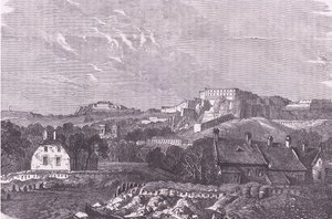 Pohled na Belfort, Cassells Historie války mezi Francií a Německem vydaná Cassell and Company Limited, kolem roku 1890 (litho) od German School