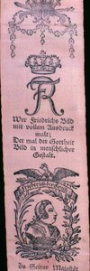 Vivat bandy Fridricha II (textil) od German School