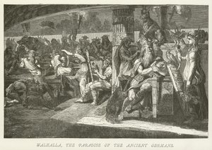 Walhalla, ráj starých Germánů od German School