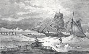 Warping through the Ice, hospoda Londýn 1874 od German School