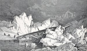 Vrak Hanzy, hospoda. Londýn 1874 od German School