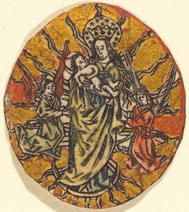 Madonna a dítě od German or Netherlandish 15th Century