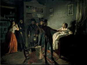 Zatčení vlastence Pietra Fortunata Calviho
