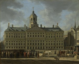 Radnice na náměstí Dam, Amsterdam, 1672