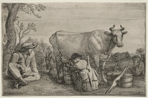 Dojička, 1643. od Gerrit Claesz. Bleker