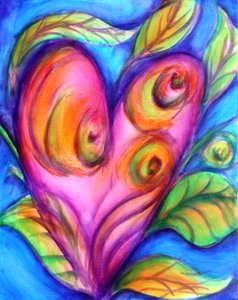 G Hearts 03, 2016 (akryl na plátně) od Gerrit Greve