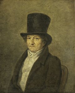 Portrét Jean Bernard, sběratel umění a malíř v Amsterdamu