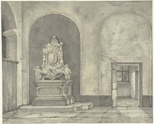 Pohřební památník Balth. Fredericus von Stosch v Janskerk v Utrechtu od Gerrit Lamberts