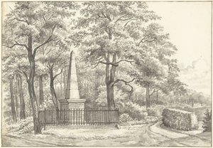 Památník Witte van Haemstede, založený v roce 1817 Davidem Jacobem van Lennepem v Huis te Manpad v Heemstede