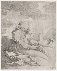 Víra, naděje a láska, ca. 1593. od Gerrit Pietersz Sweelink