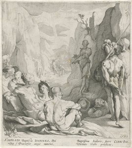 Kázání Jana Křtitele od Gerrit Pietersz. Sweelink